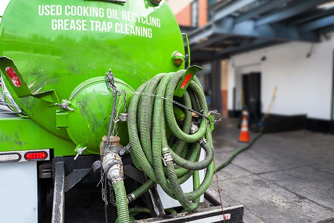 pumping out grease trap at commercial kitchen in Gold River, CA